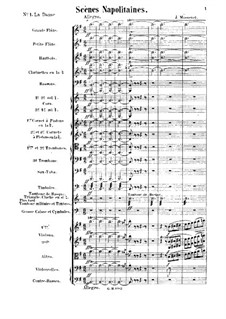 Scènes napolitaines. Suite No.5: Scènes napolitaines. Suite No.5 by Jules Massenet
