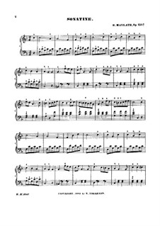 Sonatinas for Piano, Op.150: Sonatina No.2 by Henry Maylath