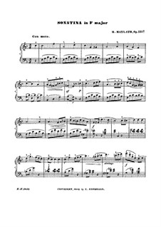 Sonatinas for Piano, Op.151: Sonatina No.2 by Henry Maylath