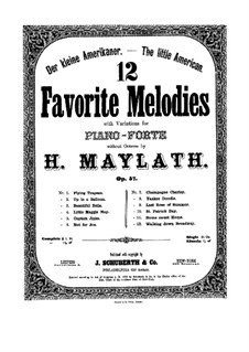 Twelve Favorite Melodies: set completo by Henry Maylath