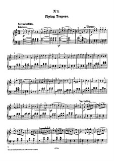Twelve Favorite Melodies: No.1 Flying Trapeze by Henry Maylath
