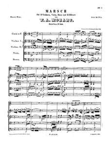 March in F Major, K.248: March in F Major by Wolfgang Amadeus Mozart