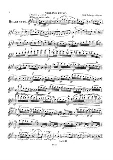 Three String Quartets, Op.111: Partes by Carl Gottlieb Reissiger