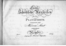 Zwölf schottische Angloises, Op.1: Zwölf schottische Angloises by Johann Christian Heinrich Remdé