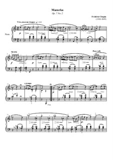 Mazurkas, Op.7: No.2 em A menor by Frédéric Chopin