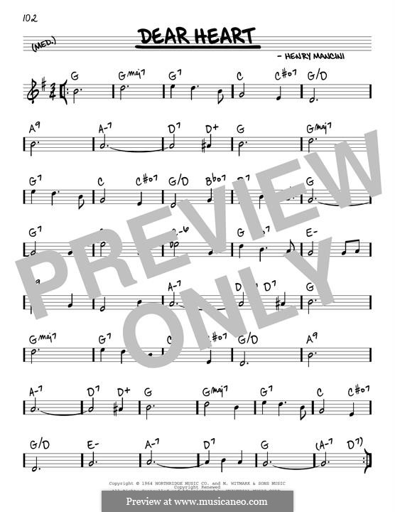 Dear Heart: melodia by Henry Mancini