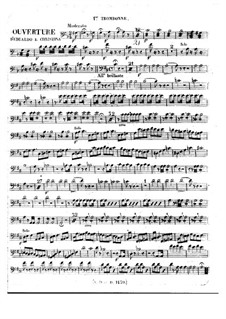 Eduardo e Cristina: Abertura - parte trombones by Gioacchino Rossini