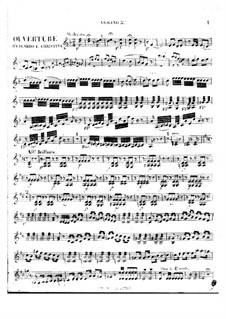 Eduardo e Cristina: Abertura - violino parte II by Gioacchino Rossini