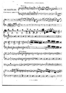 Eduardo e Cristina: Abertura - violoncelo e contrabaixo parte by Gioacchino Rossini