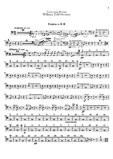 Overture: Parte percussão by Gioacchino Rossini