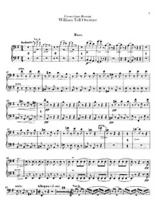 Overture: Parte contrabaixo by Gioacchino Rossini