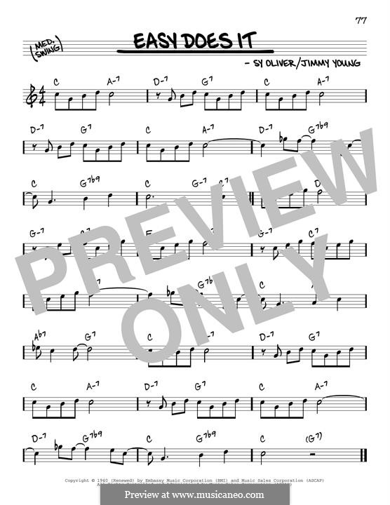 Easy Does It (Count Basie): melodia by Jimmy Young, Sy Oliver