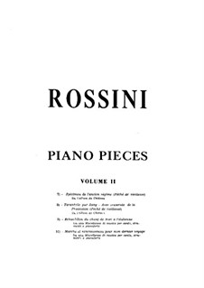 Piano Pieces: Volume II by Gioacchino Rossini