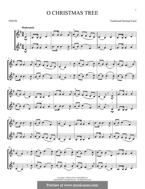 Vocal-instrumental version (printable scores): para dois violinos by folklore