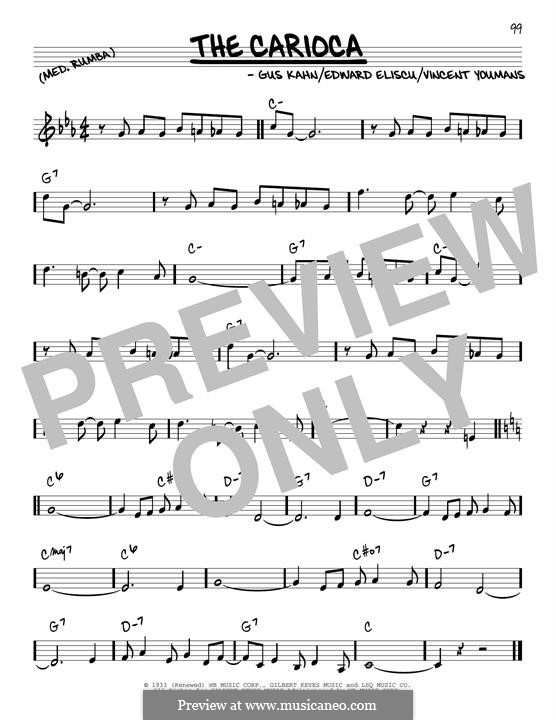 The Carioca: melodia by Vincent Youmans