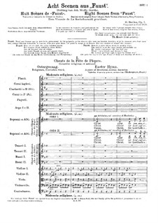 Damnation of Faust, H.33: Eight Scenes by Hector Berlioz