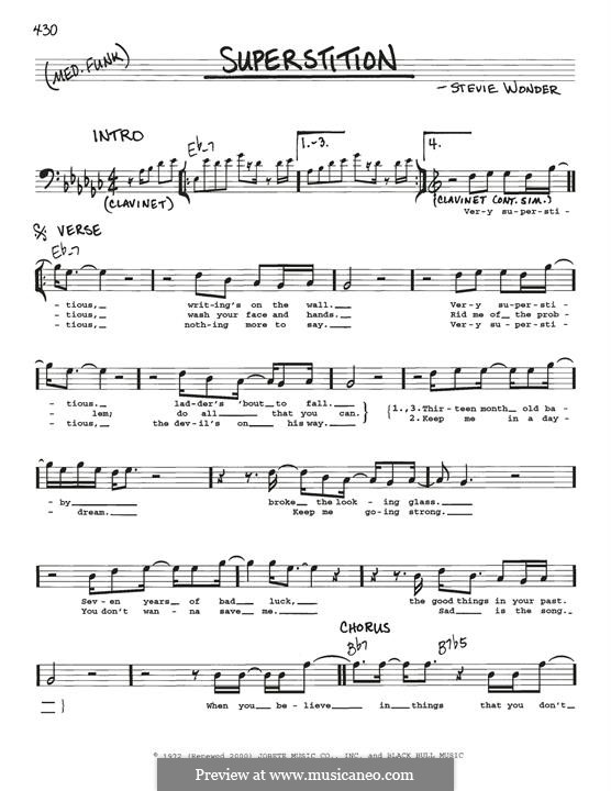 Vocal version: melodia by Stevie Wonder