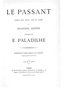 Le passant: Le passant by Emile Paladilhe