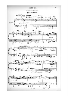 Patrie: Acts III-V, for soloists, choir and piano by Emile Paladilhe