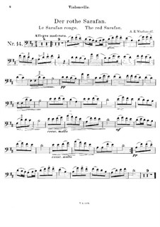 The Red Sarafan: para violoncelo e piano - parte violoncelo by Alexander Varlamov