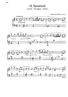 Surumieli (Sadness), Op.92: Surumieli (Sadness) by Erkki Melartin