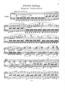 Fragments: Acto II, para piano by Richard Wagner