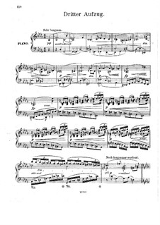 Fragments: Act III, for piano by Richard Wagner