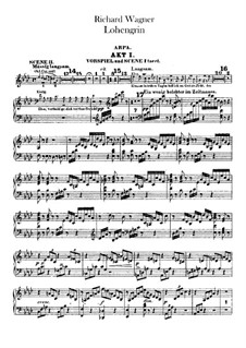 Complete Opera: Harp and organ parts by Richard Wagner