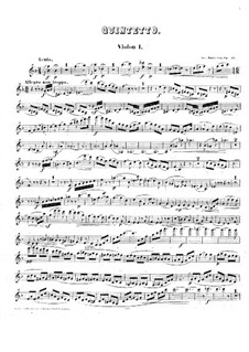 Quintet for Strings in F Major, Op.59: Partes by Anton Rubinstein