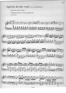 Griselda, RV 718: Agitata da due venti by Antonio Vivaldi