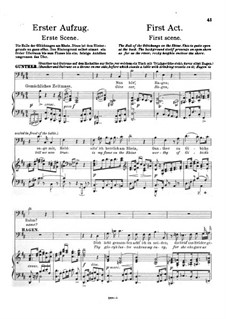 Twilight of the Gods, WWV 86d: ato I, para vozes e piano by Richard Wagner