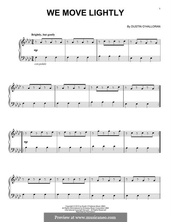 We Move Lightly (from Like Crazy): We Move Lightly (from Like Crazy) by Dustin O'Halloran