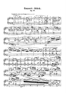 Concert Piece for Piano and Orchestra, J.282 Op.79: parte Solo by Carl Maria von Weber