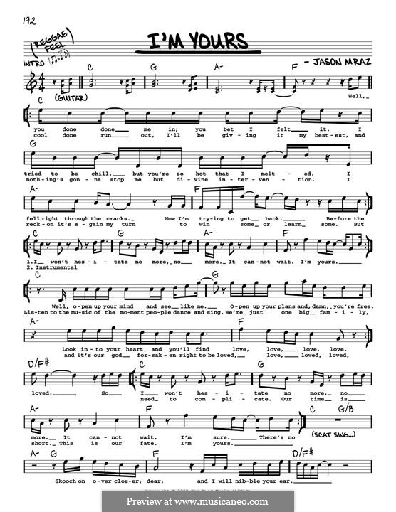 I'm Yours: melodia by Jason Mraz