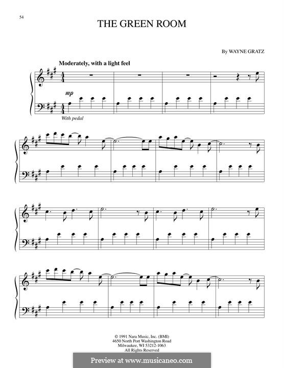 The Green Room: The Green Room by Wayne Gratz