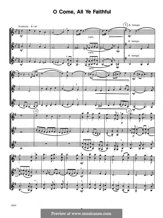 Christmas for Three: Bb Instruments by folklore