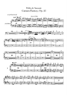 Fantasia on Themes from 'Carmen' by Bizet, Op.25: parte Fagotes by Pablo de Sarasate