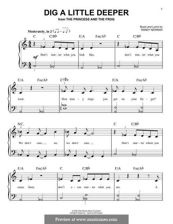 Dig a Little Deeper: Para Piano by Randy Newman