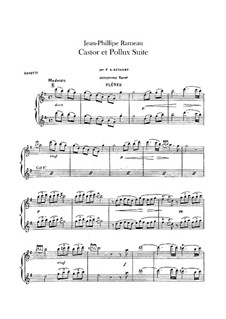 Suite for Orchestra: parte de flautas by Jean-Philippe Rameau