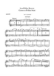 Suite for Orchestra: parte de oboes by Jean-Philippe Rameau
