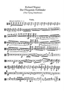 Complete Opera: parte violas by Richard Wagner