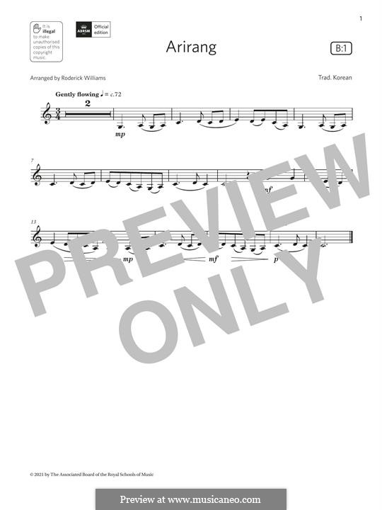 Arirang: para clarinete by folklore