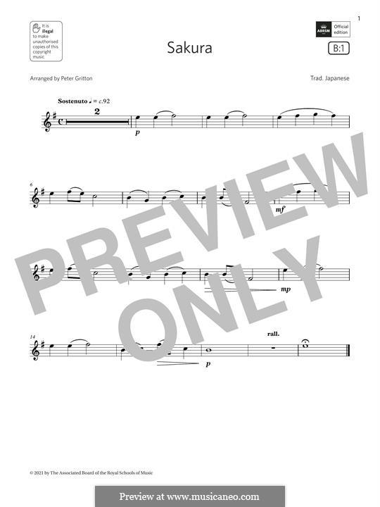 Sakura (Cherry Blossom): para flauta by folklore