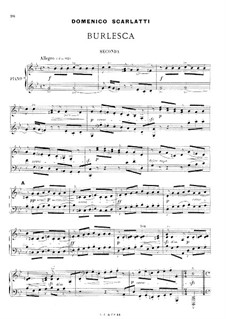 Sonata No.338 in G Minor, K.450 L.338 P.422: para piano de quadro mãos by Domenico Scarlatti