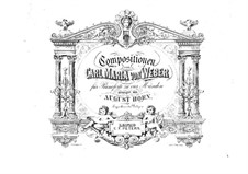 Grand Polonaise, J.59 Op.21: para piano de quadro mãos by Carl Maria von Weber