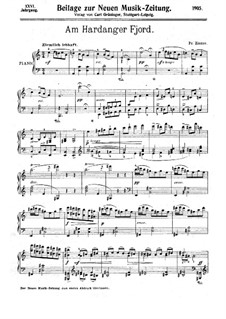 Am Hardanger Fjord: Am Hardanger Fjord by Fritz Zierau