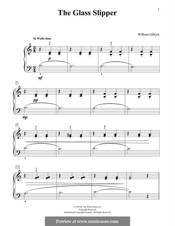 The Glass Slipper por W. Gillock Partituras on músicaNeo