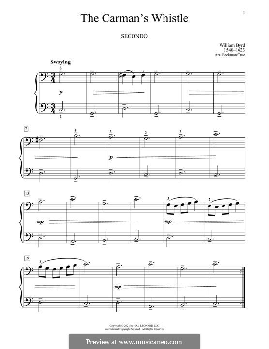 The Carman's Whistle: The Carman's Whistle by William Byrd