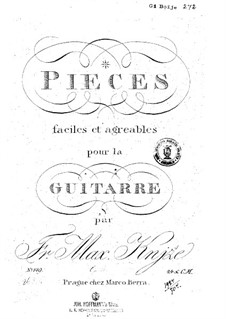 Pieces Easy and Pleasant: Pieces Easy and Pleasant by Frantisek Max Knjze