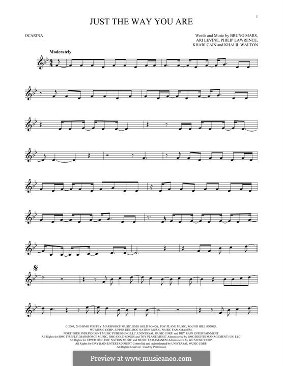 Instrumental version: para flauta by Ari Levine, Khalil Walton, Khari Cain, Bruno Mars, Philip Lawrence